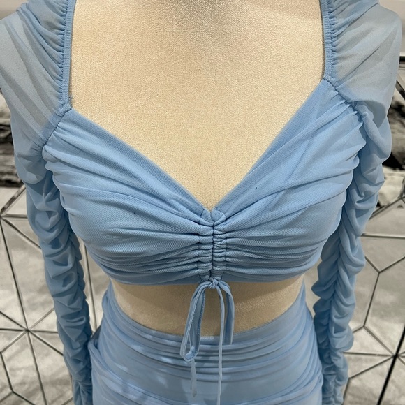 Janel rushed midi skirt set - Picture 3 of 7